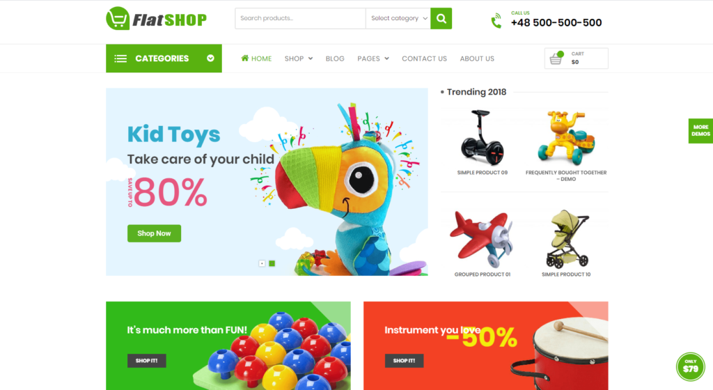 FlatShop Toys — Hub-Studio case study